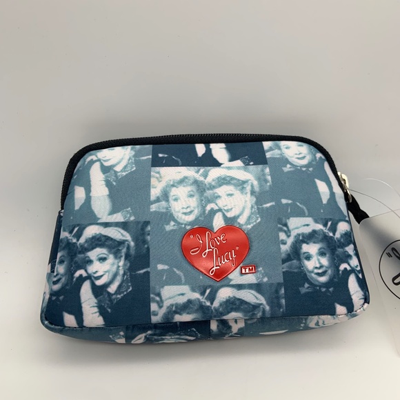 Vintage I Love Lucy Lucy and Ethel TV Show Retro Small Clutch Cosmetic Bag - Picture 6 of 15